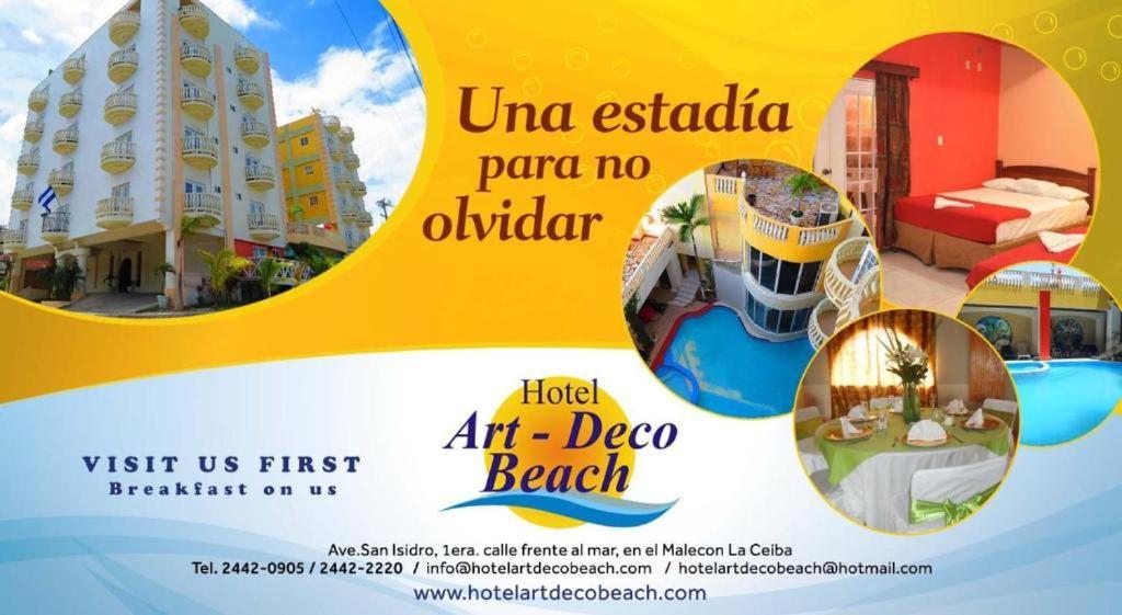 Hotel Art Deco Beach Ла-Сейба Экстерьер фото